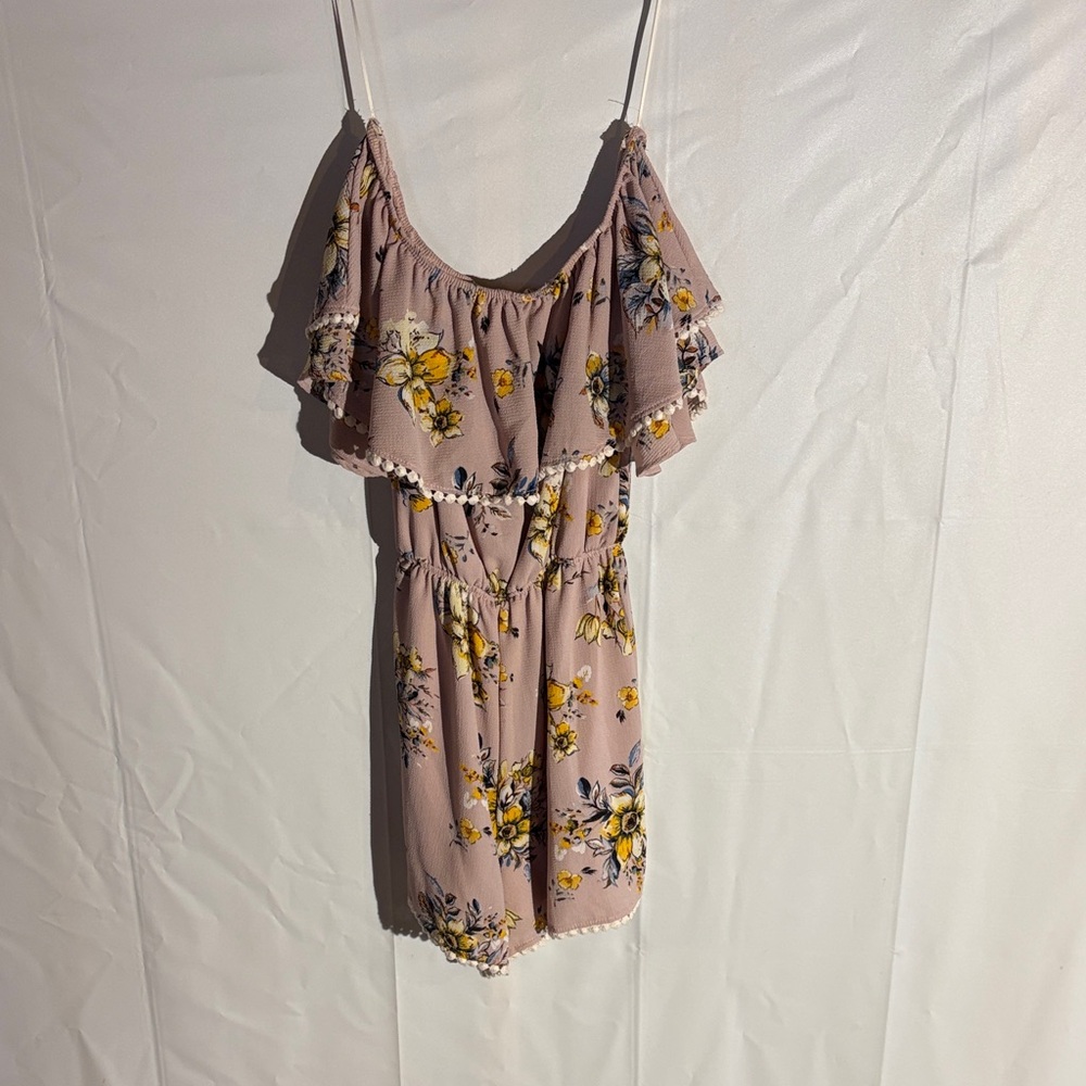 Miami Yellow and Pink Textured Dress